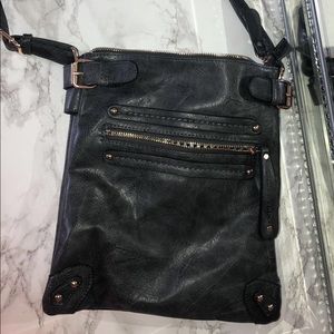 Black over the shoulder bag